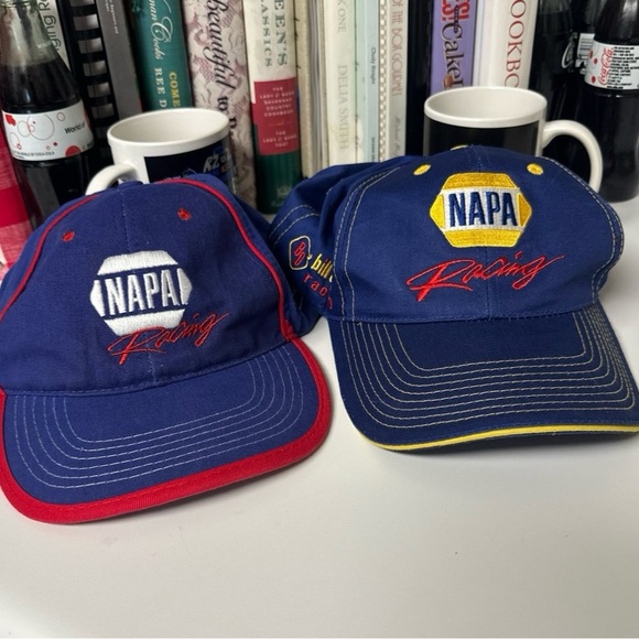 Two NAPA Racing Collapsing Adjustable Strap Fit Hats - Picture 1 of 12